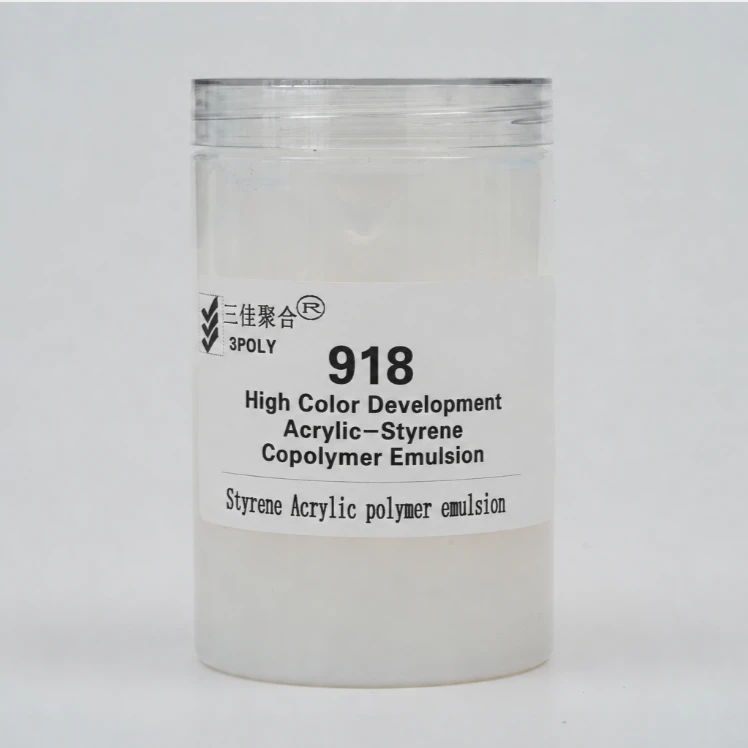 Acrylstyrol-Copolymer mit hoher Farbentwicklung